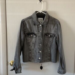 Kensie Women's Charcoal Jean Jacket